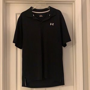 Black Under Armour polo